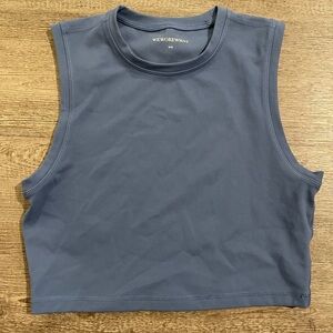 WeWoreWhat Blue Baby Muscle Tank